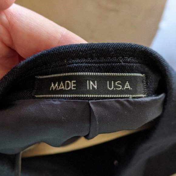 Men's Fine Navy Blue Wool Sport Coat Blazer Nordstrom by Joseph Abboud JAII 44L - Picture 5 of 7